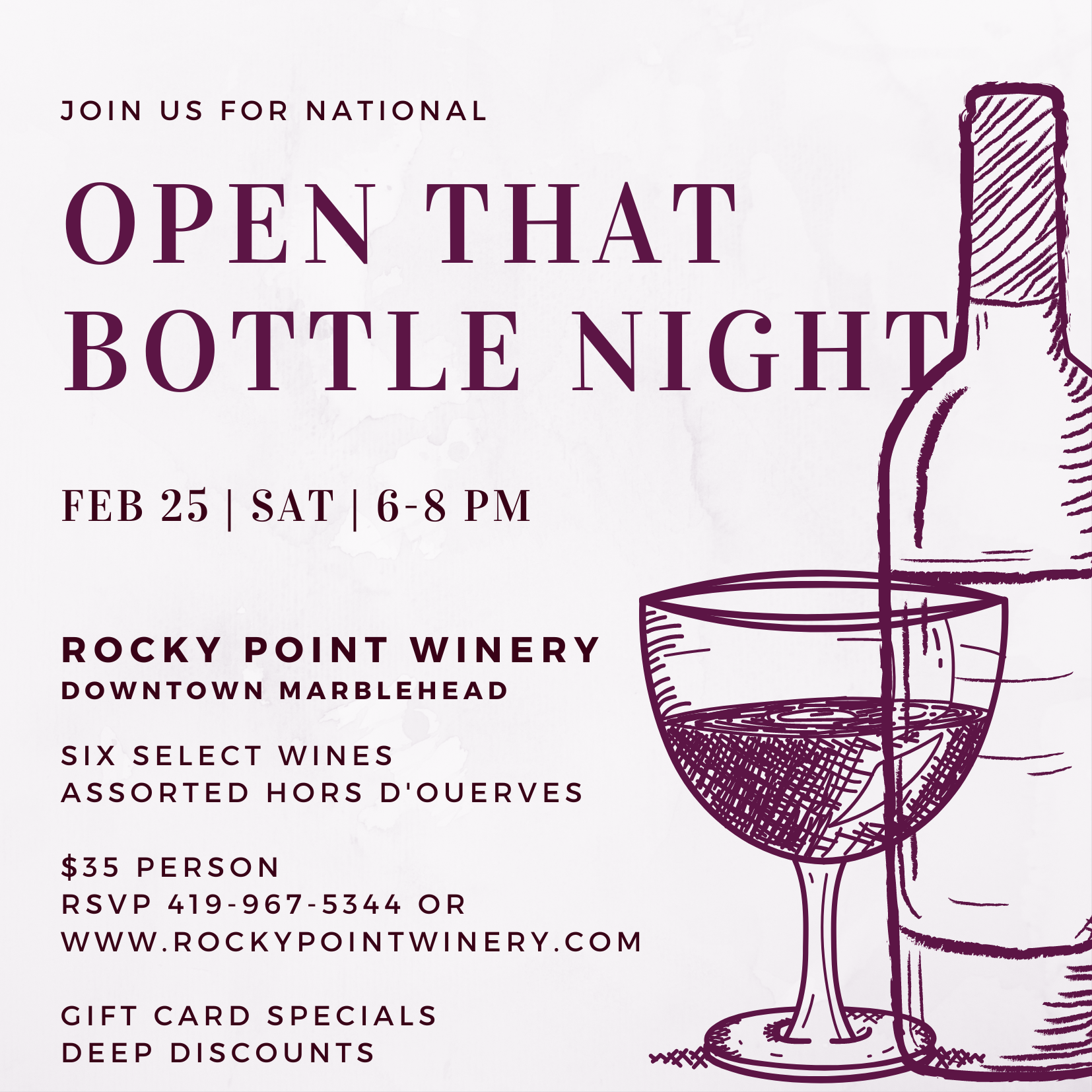 Open That Bottle Of Wine Night